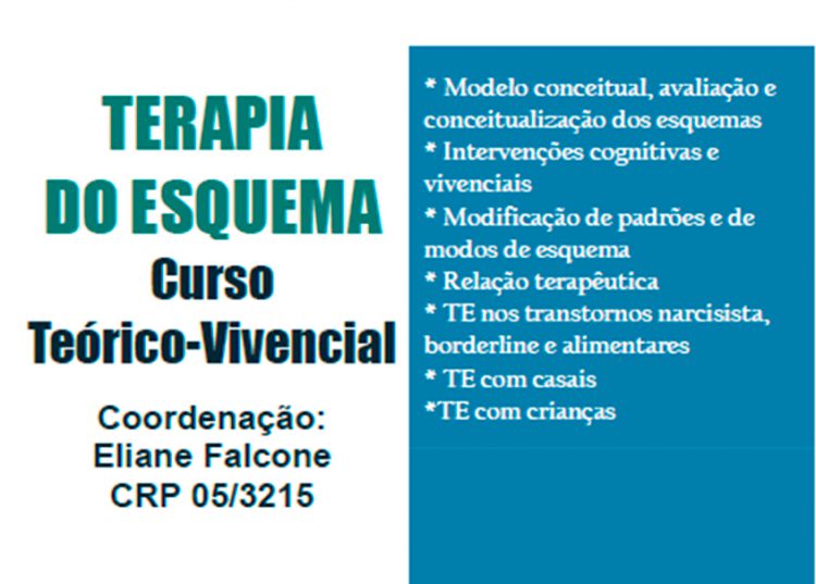 Terapia do Esquema: Curso Teórico Vivencial [Rio de Janeiro-RJ]