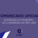Comunicado Oficial: Alteração do Município XIII CBTC 2021