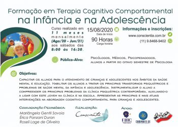 Formação em Terapia Cognitivo Comportamental na Infância e Adolescência