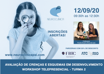 [Curso e Workshop] Avaliação de crenças e esquemas em desenvolvimento e Workshop com Baralho Infantil de Esquemas.