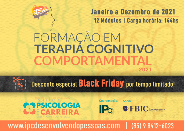 [Online] Formação em Terapia Cognitivo-Comportamental 2021