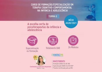 [EAD] Formação/Especialização em Terapia Cognitivo-Comportamental na Infância e Adolescência