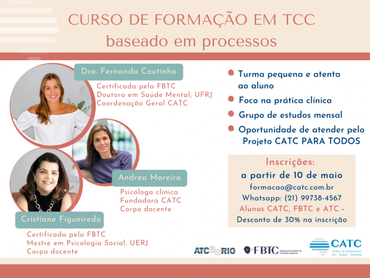 [Online] Curso de Formação em TCC baseada em processos