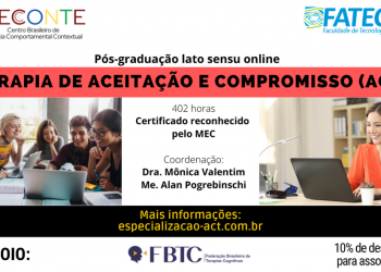 Pós-graduação em Terapia de Aceitação e Compromisso (ACT)