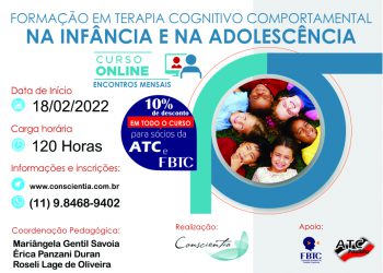 Formação em Terapia Cognitivo-Comportamental na Infância e na Adolescência