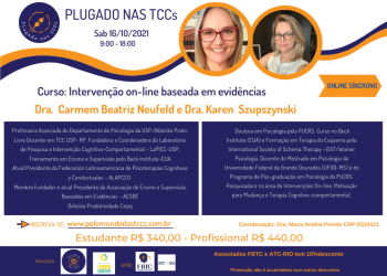 [Curso On-line] Intervenções on-line baseada em evidências – PLUGADO NAS TCCs