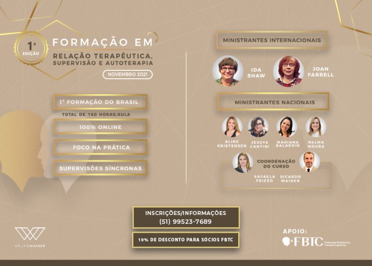 [Formação em Relação Terapêutica, Supervisão e Autoterapia – Wainer] 