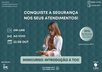 Capacite-se em Terapia Cognitiva-Comportamental no IPTC!