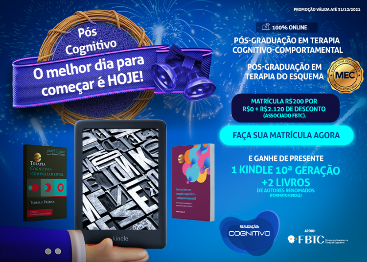 Especialize-se em uma Instituição Exclusiva da Psicologia há 23 anos! [FECHAMENTO DE TURMAS – COGNITIVO] 