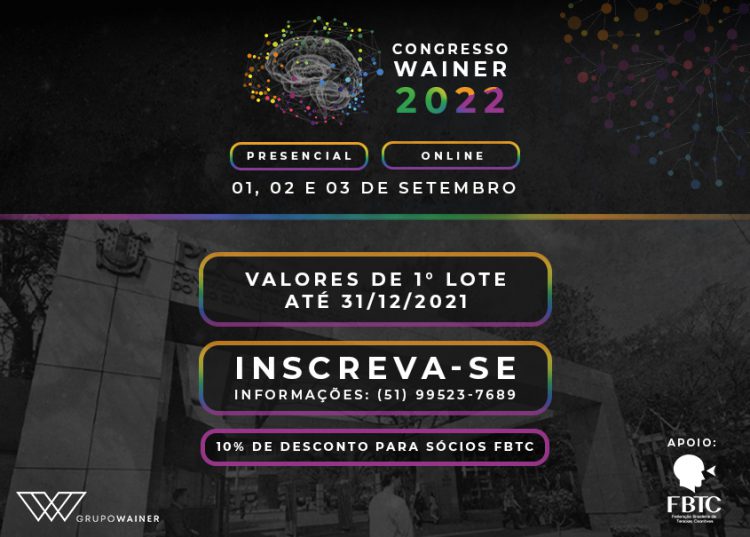 Congresso Wainer 2022 – Inscreva-se com desconto até 31/12!