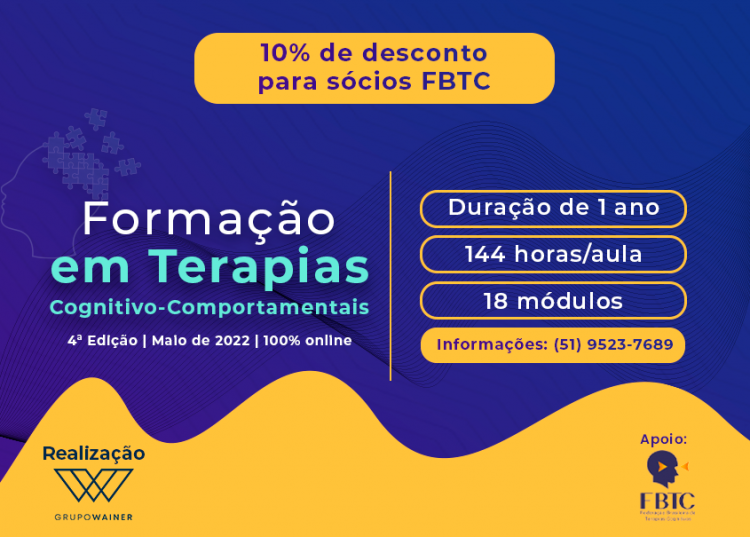 Formação em Terapias Cognitivo-Comportamentais – Wainer
