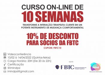 Curso on-line de 10 semanas em FAP!