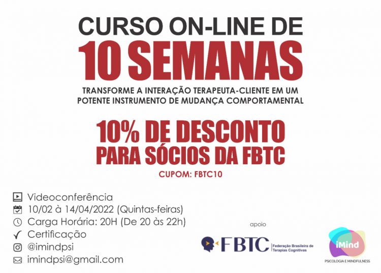 Curso on-line de 10 semanas em FAP!