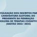 DIVULGAÇÃO DOS INSCRITOS PARA CANDIDATURA ELEITORAL DO PRESIDENTE DA FEDERAÇÃO BRASILEIRA DE TERAPIAS COGNITIVAS (GESTÃO 2023-2025)