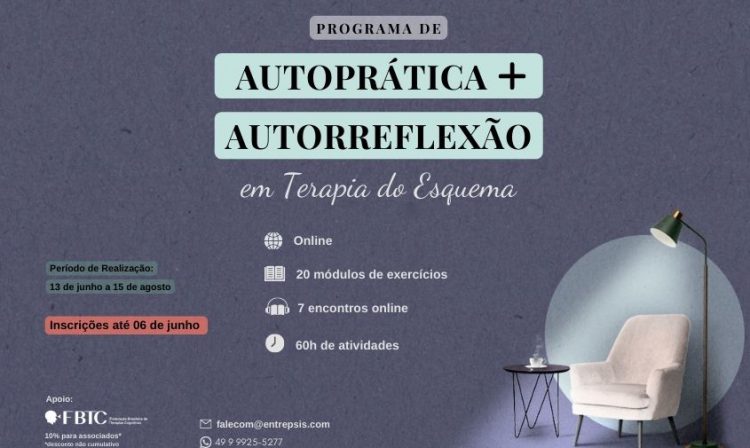 Programa de Autoprática + Autoreflexão em Terapia do Esquema – EntrePsis