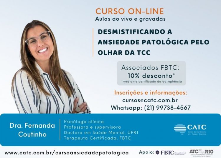 Desmistificando a ansiedade patológica pelo olhar da TCC