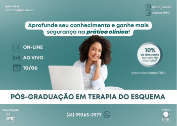 Se você tem interesse em se aprofundar na Terapia do Esquema, não perca essa oportunidade!