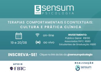 JORNADA 5 ANOS SENSUM PSICOLOGIA (on-line)