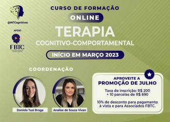 Curso Formação Terapia Cognitivo-Comportamental [INTCognitivas]