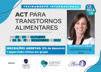 INSCRIÇÕES ABERTAS / ACT dos Transtornos Alimentares
