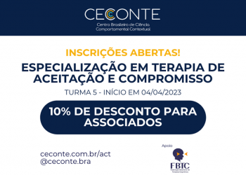 Especialização Lato Sensu em Terapia de Aceitação e Compromisso [CECONTE]