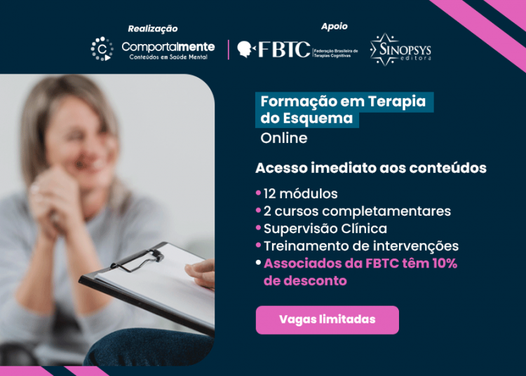 Inscrições abertas: Formação em Terapia do Esquema [Comportalmente]