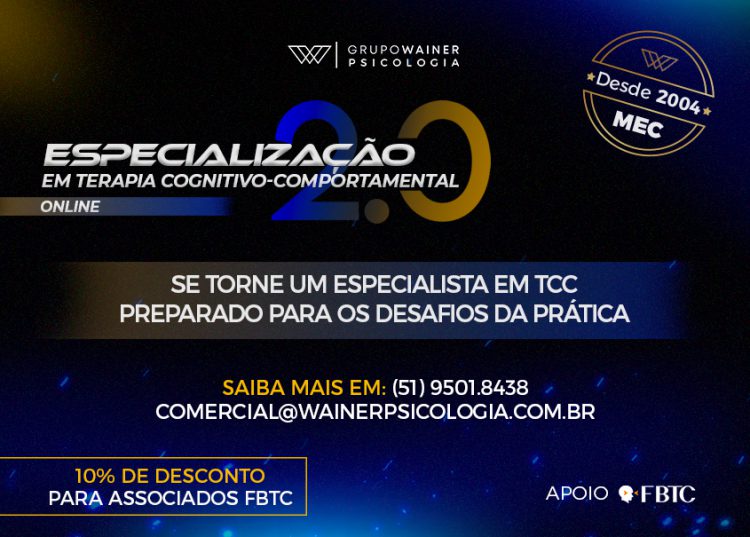 Especialização Terapia Cognitivo-Comportamental Online [Wainer]