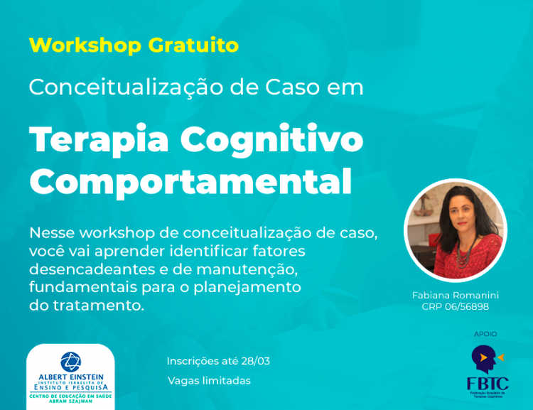 Workshop Gratuito: Conceitualização de Caso em Terapia Cognitivo-Comportamental