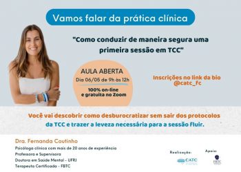 “Como conduzir de maneira segura uma  primeira sessão de TCC?” 
