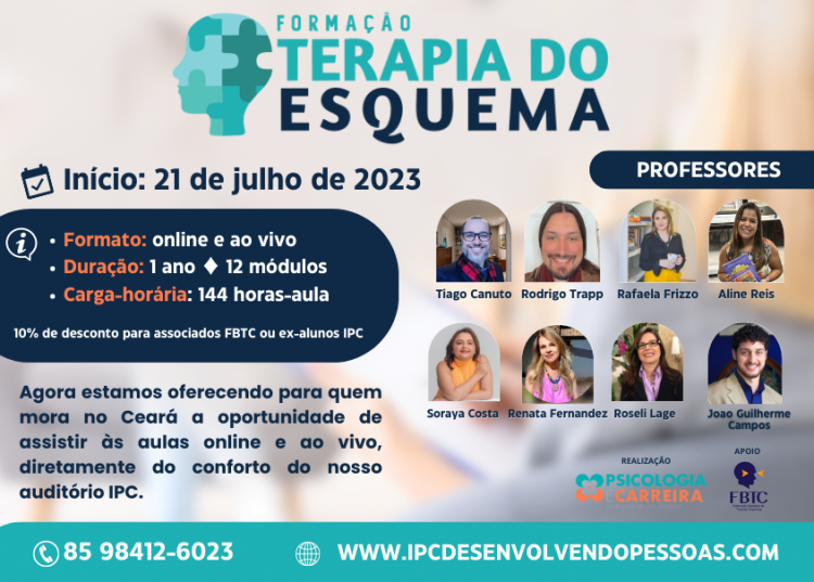 Agenda do IPC para o próximo semestre: