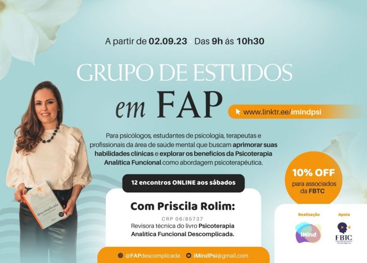 Grupo de Estudos em FAP com Priscila Rolim [iMind]