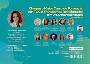 INSCREVA-SE JÁ NO MAIOR CURSO DE FORMAÇÃO EM TOC E TRANSTORNOS RELACIONADOS DO BRASIL!