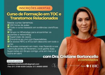 Curso de Formação em TOC e Transtornos Relacionados – Dra. Cristiane Bortoncello
