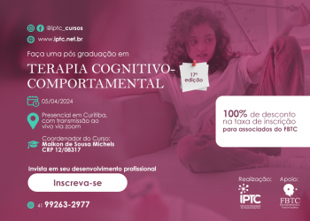 Pós Graduação em Terapia Cognitivo-Comportamental  – IPTC