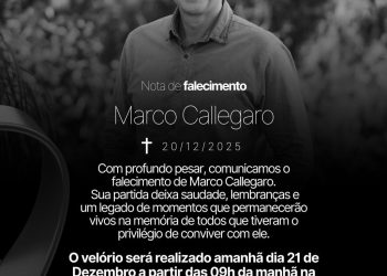 Nota de Falecimento – Marco Callegaro