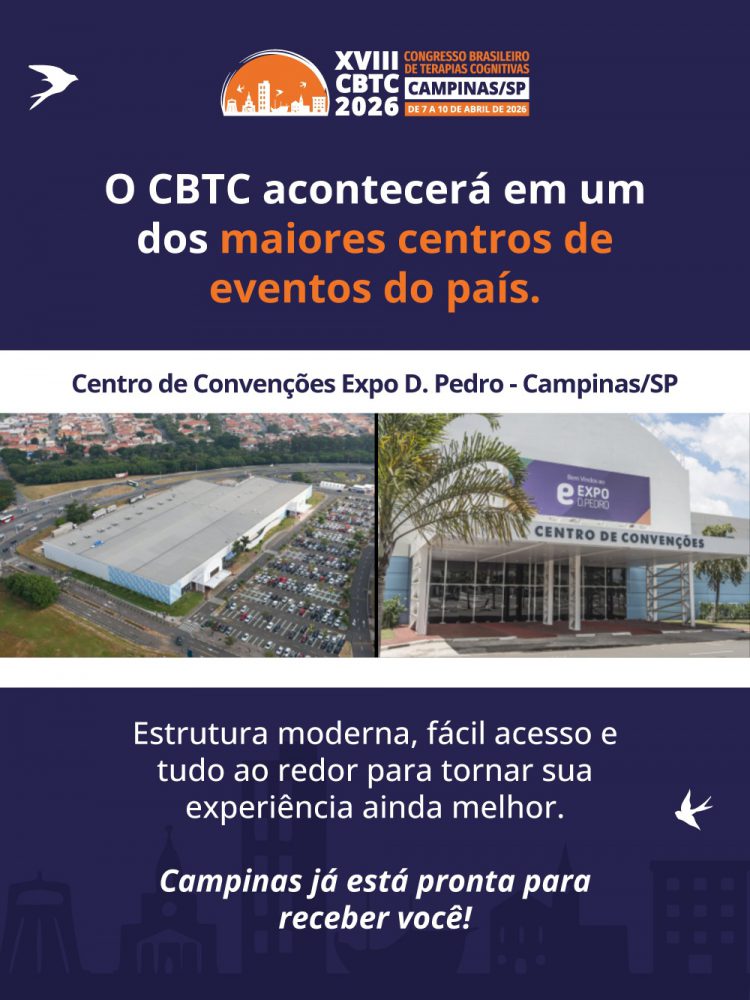 O CBTC 2026 acontecerá no Centro de Convenções Expo D. Pedro – Campinas/SP